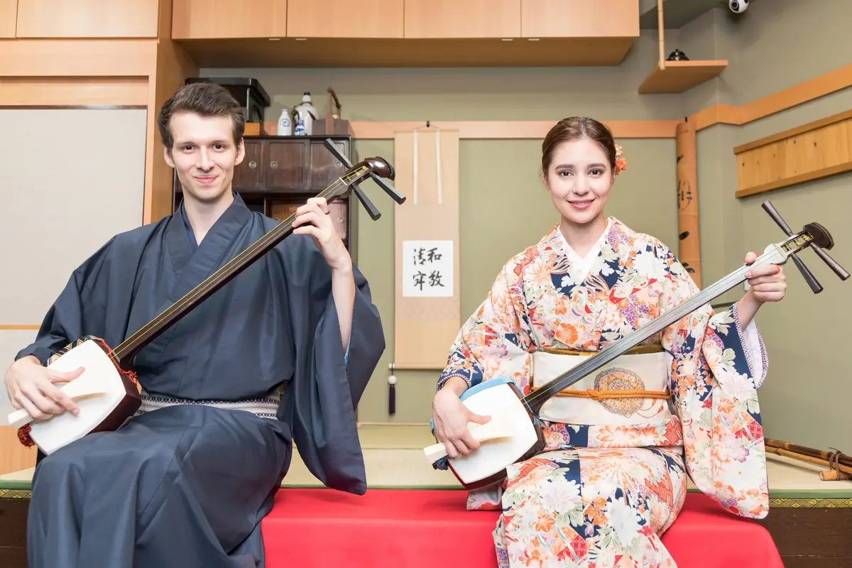 three types of shamisen hosozao chuzao futozao comparison