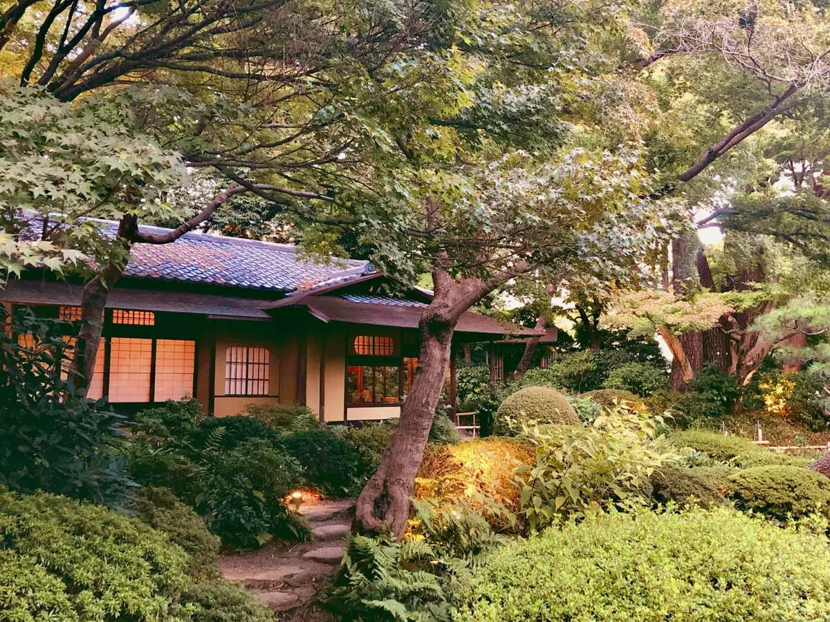 historic geisha district in Edo period Japan