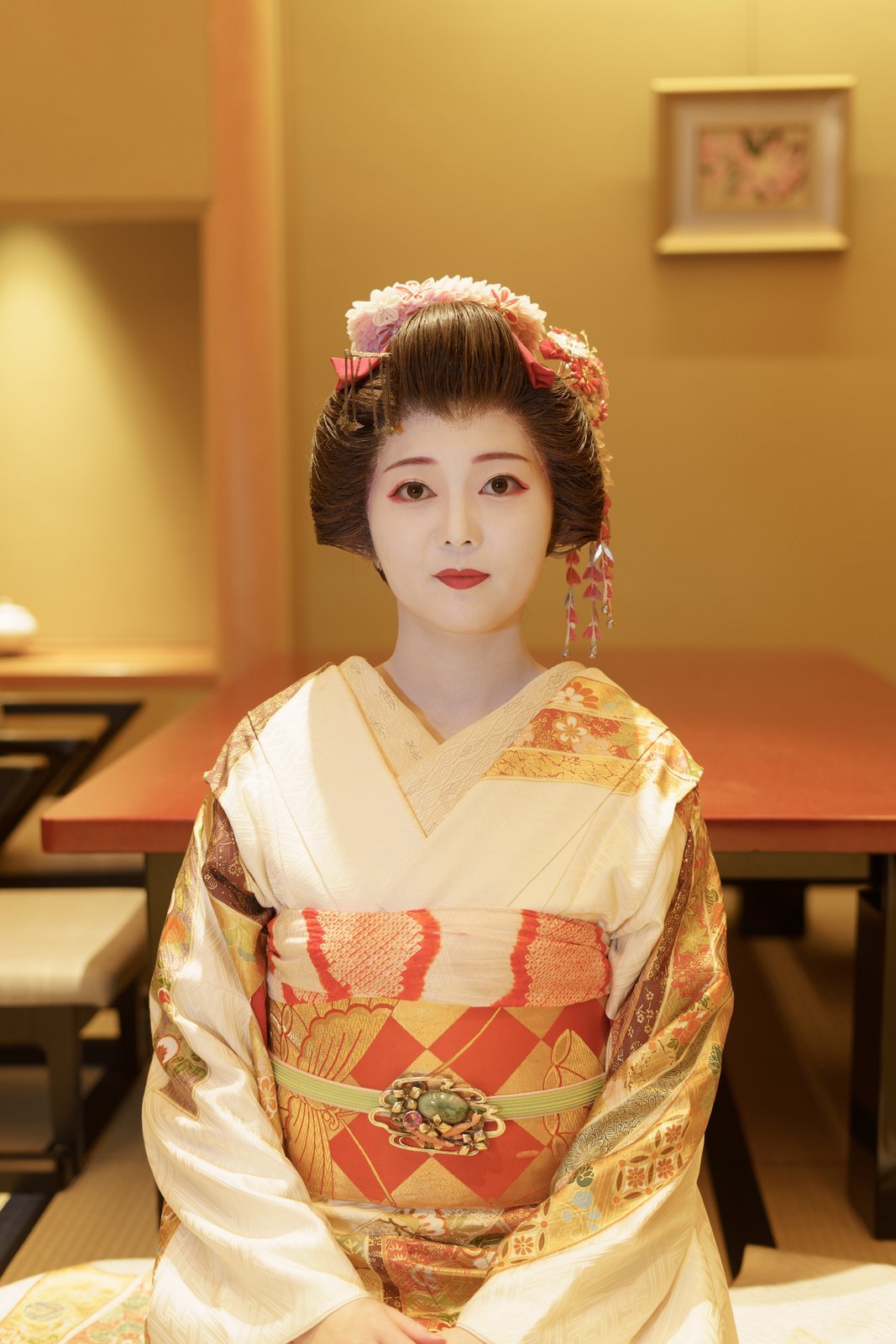 A young geisha in Asakusa today, part of a new generation of applicants coming into the district