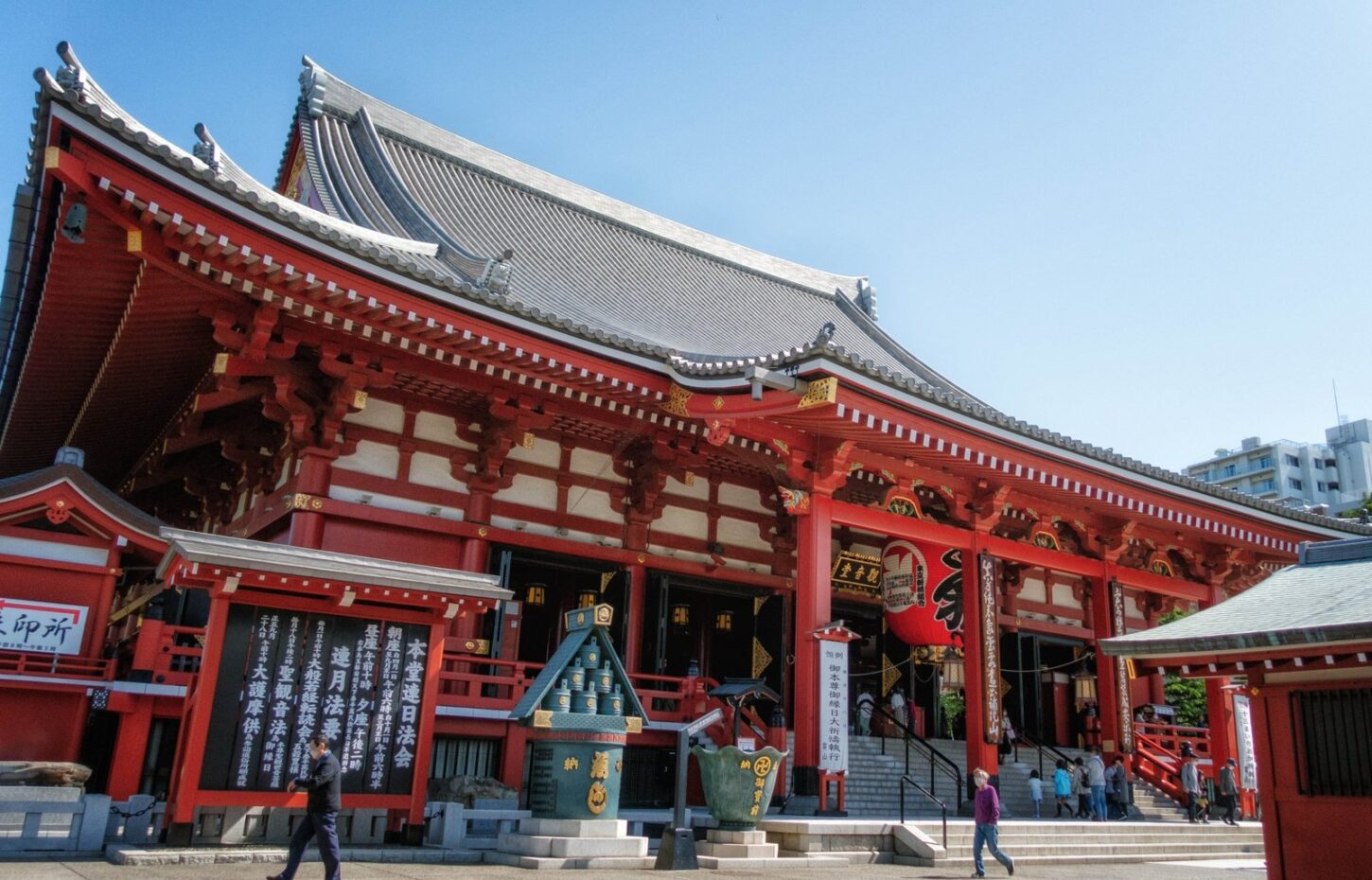 The Main Hall of Senso-ji in Asakusa