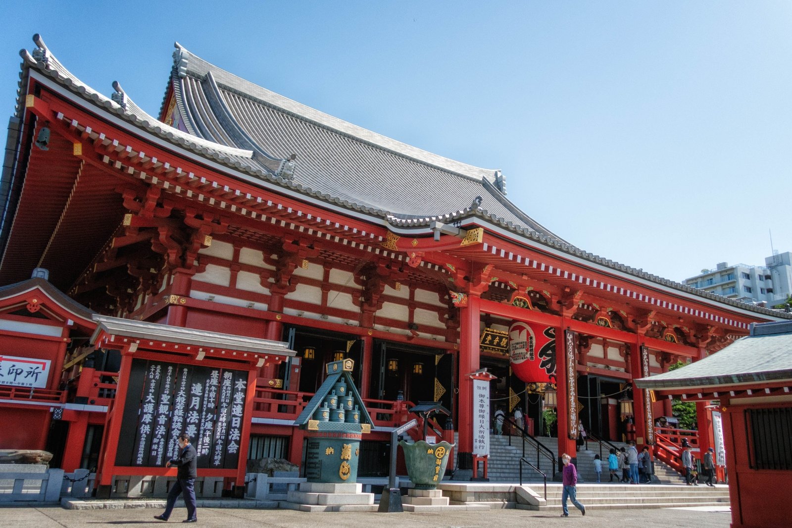 The Main Hall of Senso-ji in Asakusa